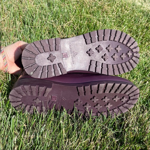 purple ankle rain boots - Picture 5 of 5